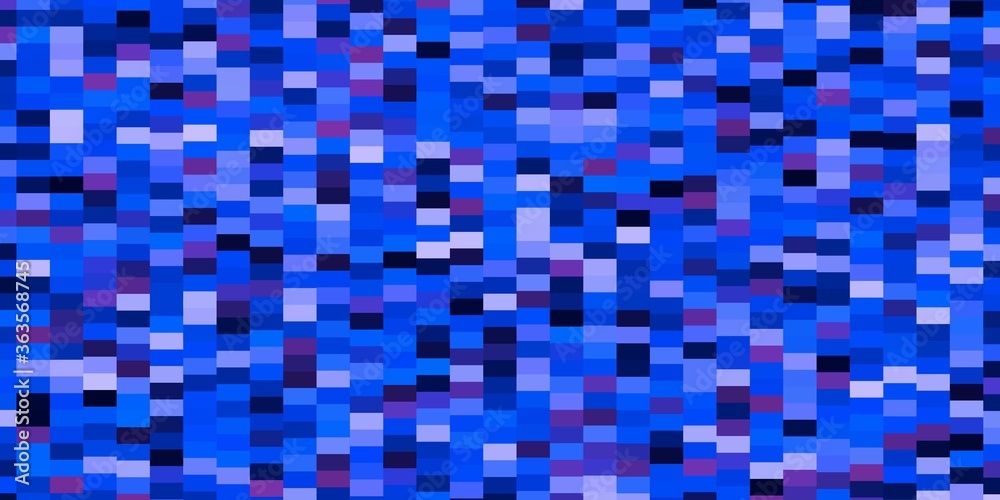 Dark Pink, Blue vector pattern in square style. Modern design with rectangles in abstract style. Best design for your ad, poster, banner.