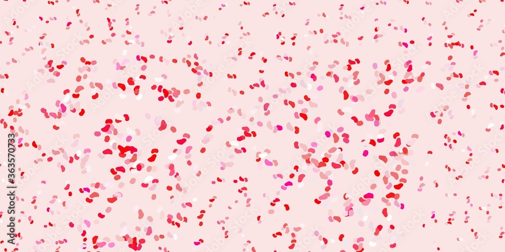 Light red vector texture with memphis shapes. Light red vector texture with memphis shapes.