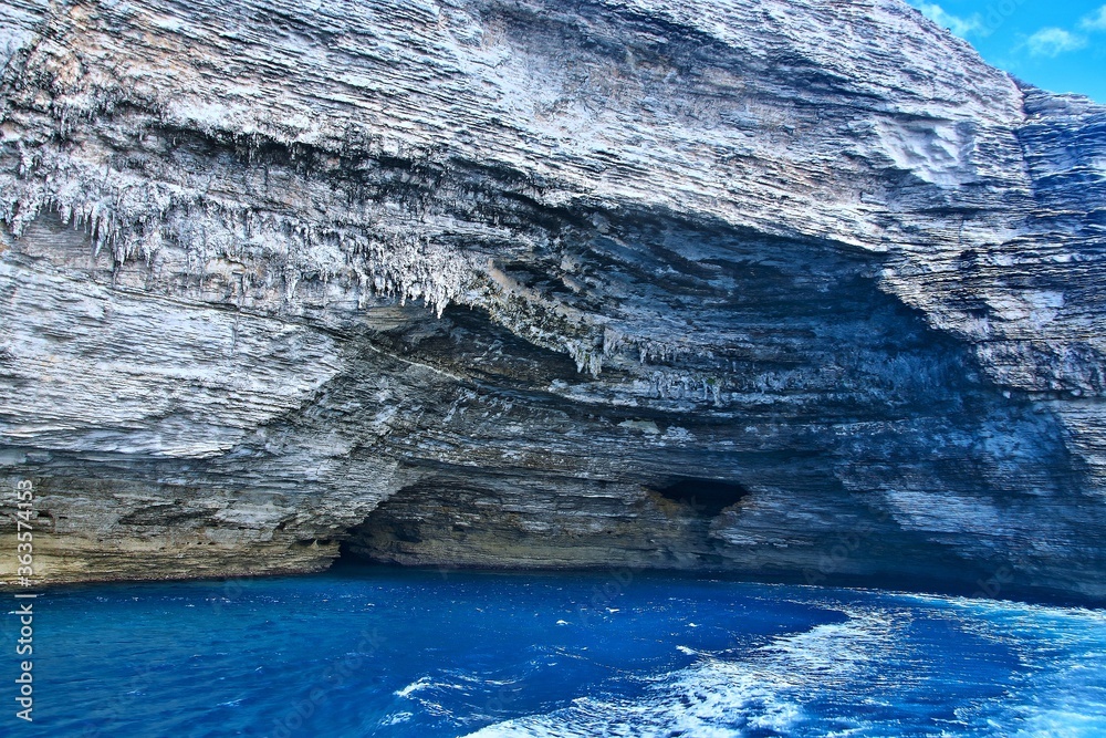 Corsica-cave Sdragonato near town Bonifacio