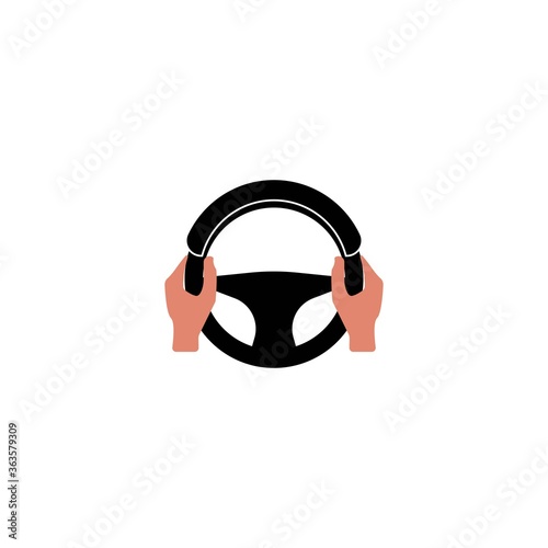 steering wheel logo