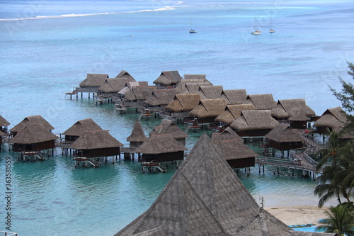 Hôtel sur le lagon à Moorea, Polynésie française