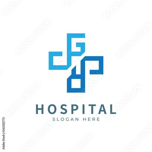 Free Download Health logo with initial letter G R, R G, G R logo designs concept. Medical health-care logo designs template. - GFXLoad