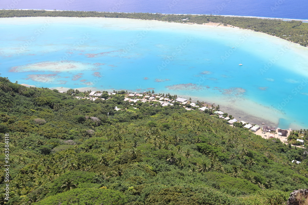 Lagon de Maupiti, Polynésie française	