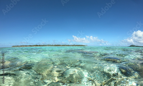 Lagon turquoise de Maupiti, Polynésie française  © Atlantis