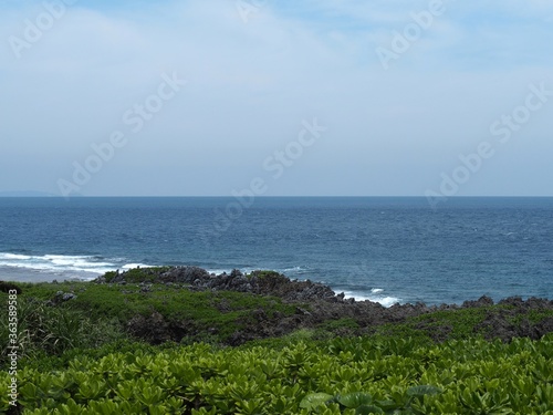 辺戸岬の景色（沖縄県国頭郡国頭村辺戸）