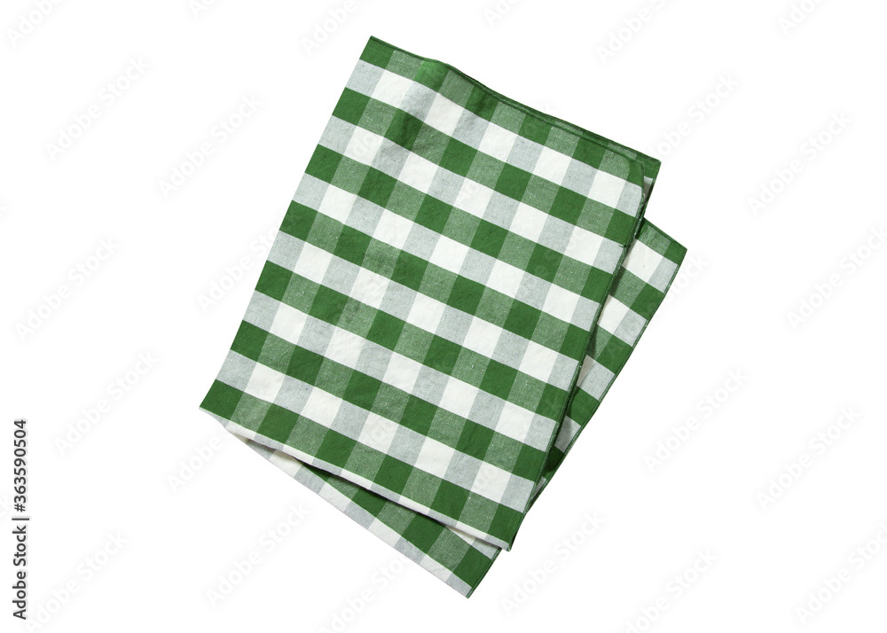 Napkin. Stack of colorful dish towels isolated on white Napkin. Stack of colorful dish towels isolated on white