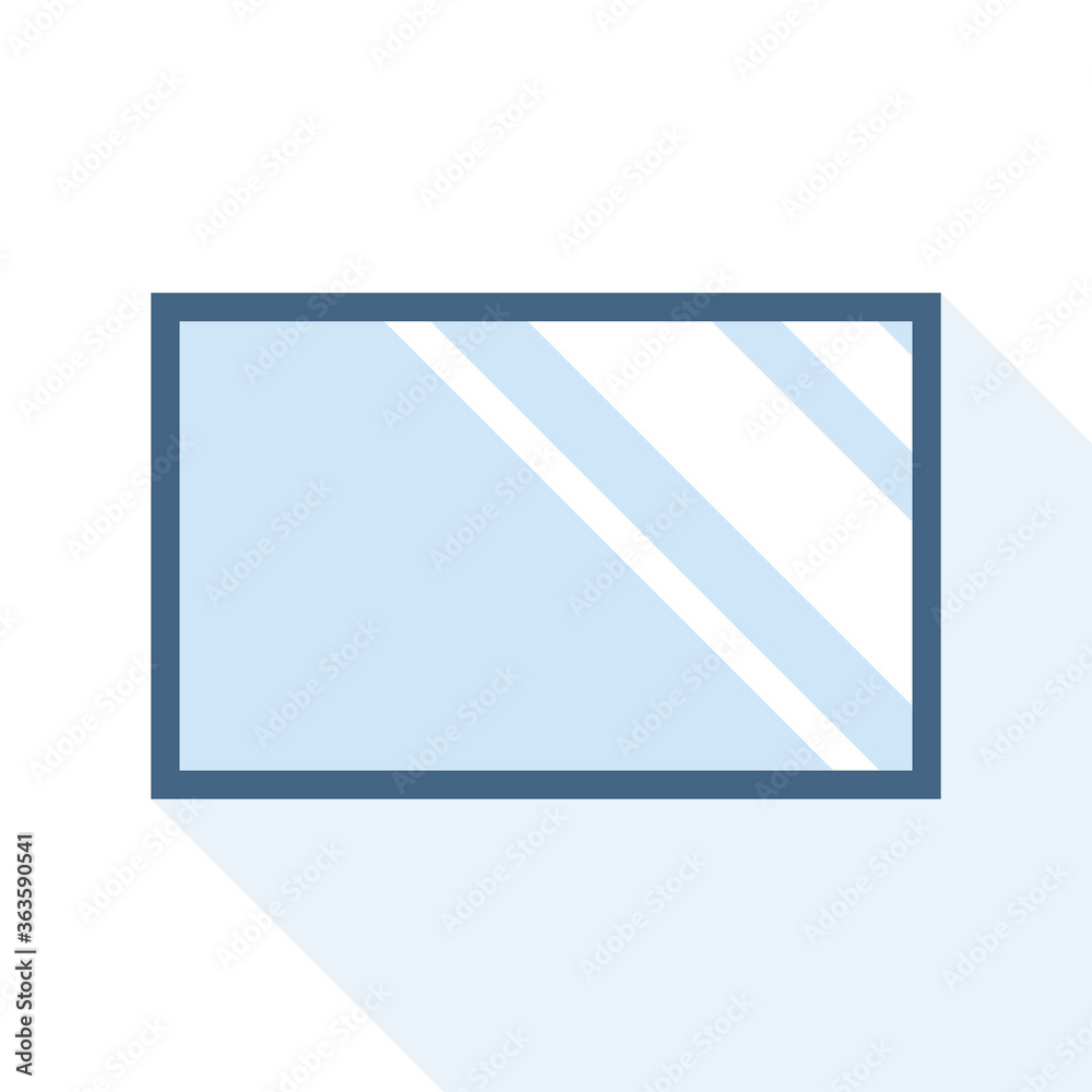 Mirror. Flat Strength. Vector illustration
Mirror. Flat Strength. Vector illustration