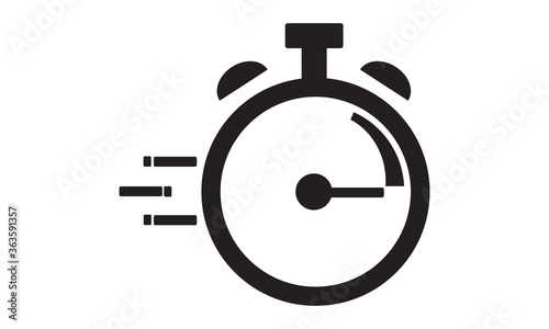 Fast Time Icon. vector graphics 