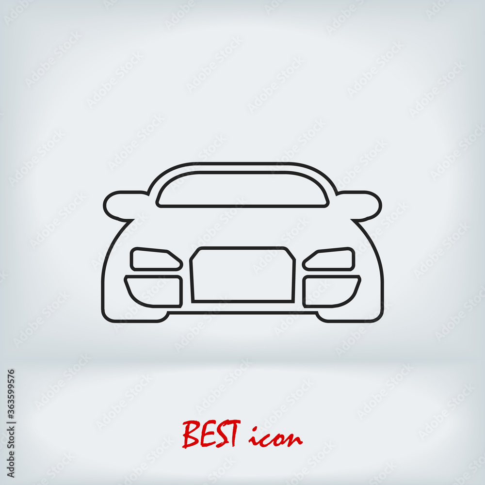 CAR vector icon CAR vector icon