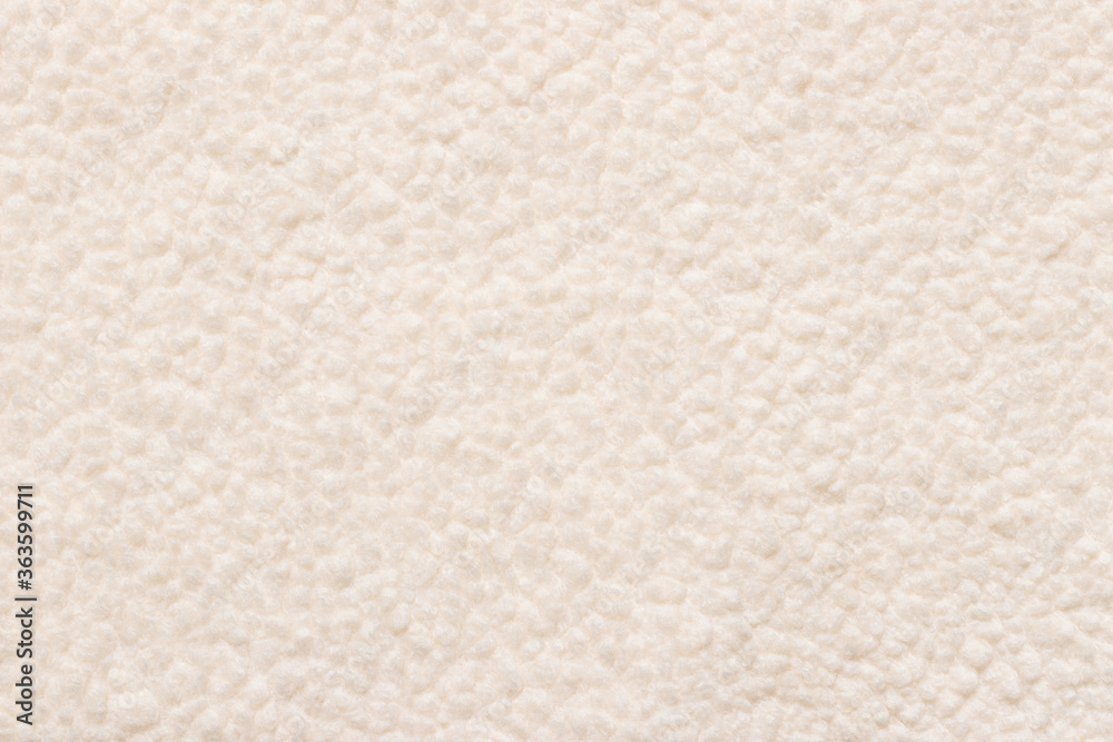 Beige background wool texture, sheep fluffy warm fur. Carpet of artificial factory fabric material, fake wool lumps. Tender furry surface Beige background wool texture, sheep fluffy warm fur. Carpet of artificial factory fabric material, fake wool lumps. Tender furry surface