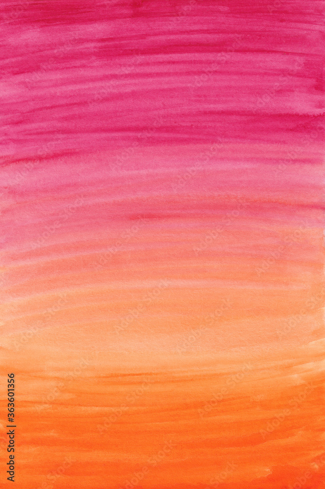 Pink & Orange Watercolor Gradient Background, Digital Paper, Water Color Overlay