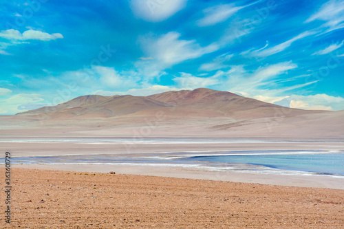 Laguna Colorada, Salar de Uyuni, Bolivie 