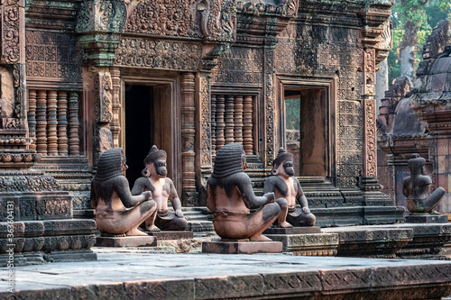 Tempel im Angkor Park  Cambodia  