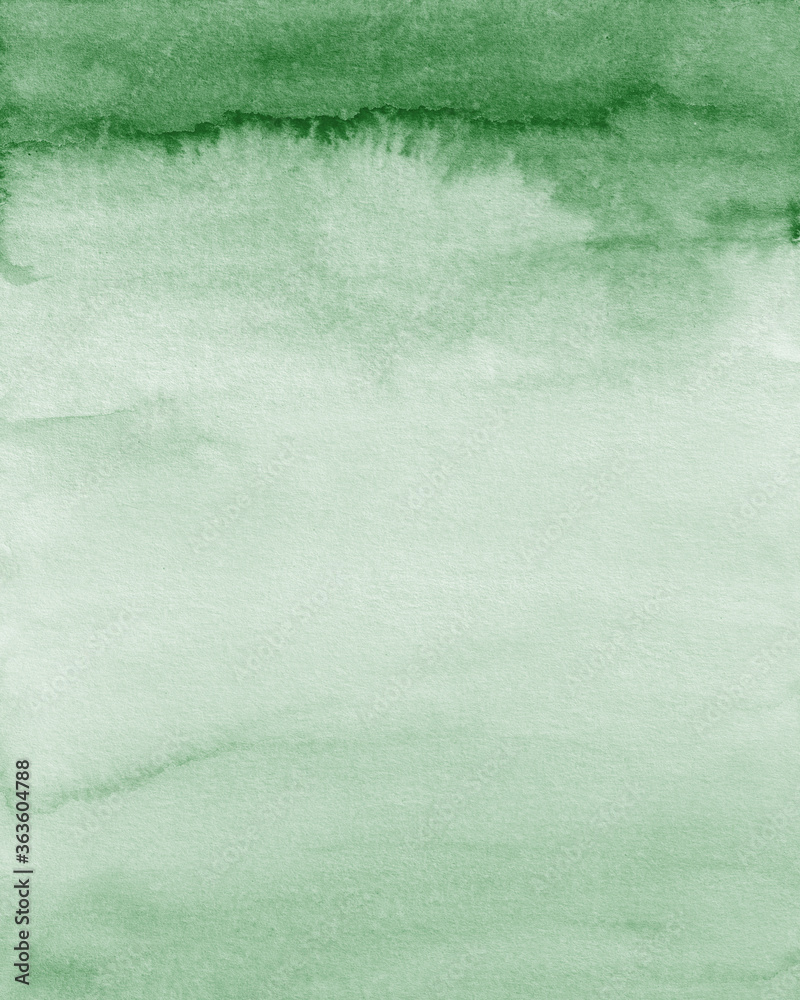 Emerald Green Watercolor Background Texture, Green Overlay, Digital Paper