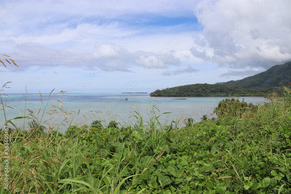 Lagon à Raiatea, Polynésie française