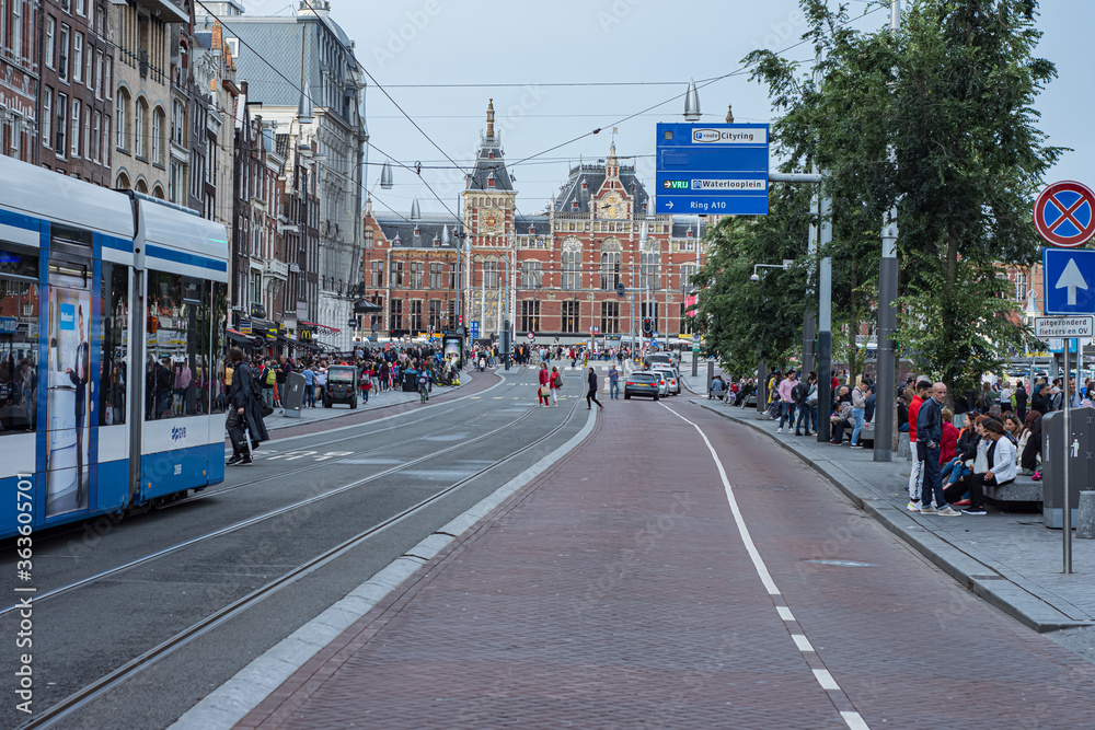 Street Photography scene and architecture from Amsterdam, Holland, 2019