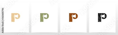 Axe On Wooden Letter Logo Design P