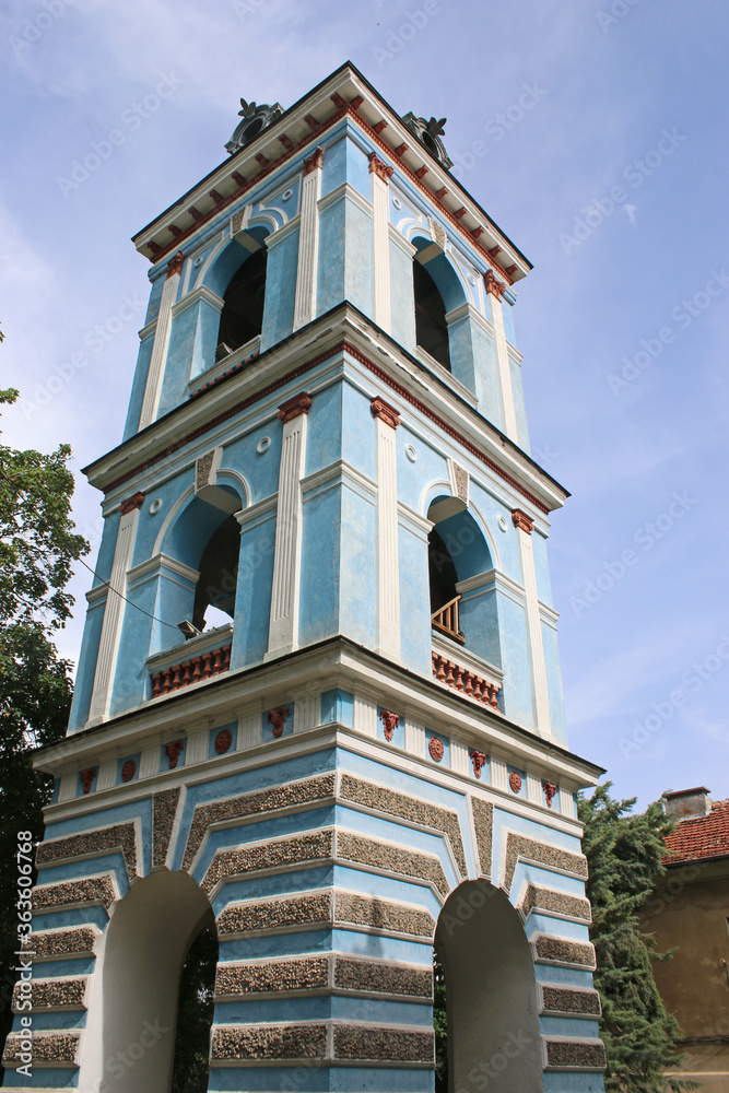 Bell Tower of the Eastern Orthodox Church, Karlovo in Bulgaria