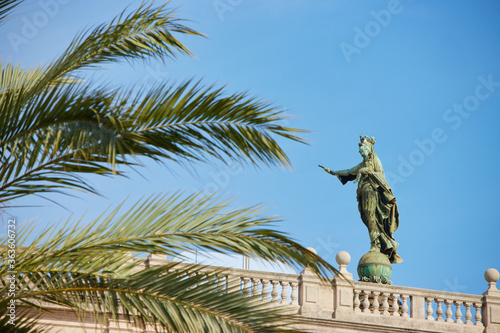 Obraz na płótnie Streets in the city of Barcelona, Spain w salonie