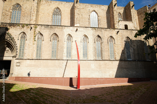 Obraz na płótnie Streets in the city of Barcelona, Spain w salonie