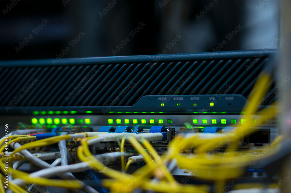 Equipment optical technology, connection. 5G 4G technological network