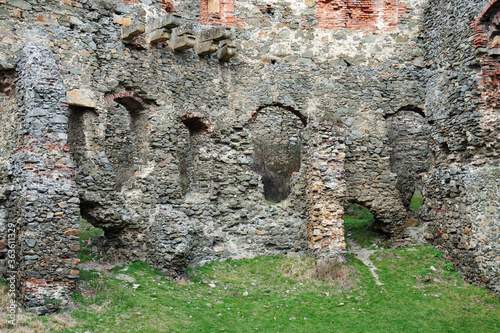 Soimos medieval fortress, Arad, Romania photo