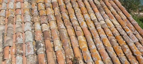 old roof tiles