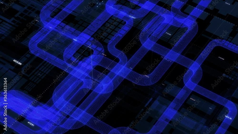 holographic view of pipes with futuristic abstract background, concept of industry 4.0 (3d render) holographic view of pipes with futuristic abstract background, concept of industry 4.0 (3d render)
