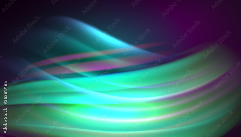 Fluid wave lines background. Trendy abstract layout template for business or technology presentation, internet poster or web brochure cover, wallpaper Fluid wave lines background. Trendy abstract layout template for business or technology presentation, internet poster or web brochure cover, wallpaper