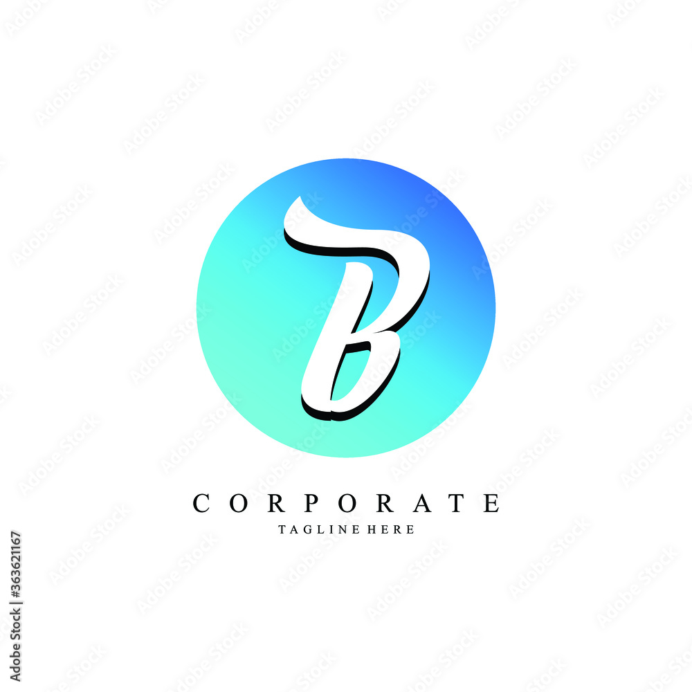 B Initial Logo Corporate. B Letter Logo Vector B Initial Logo Corporate. B Letter Logo Vector