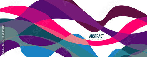 Wallpaper Mural Fluid wave colorful abstract background. Dynamic colorful vibrant vector design Torontodigital.ca