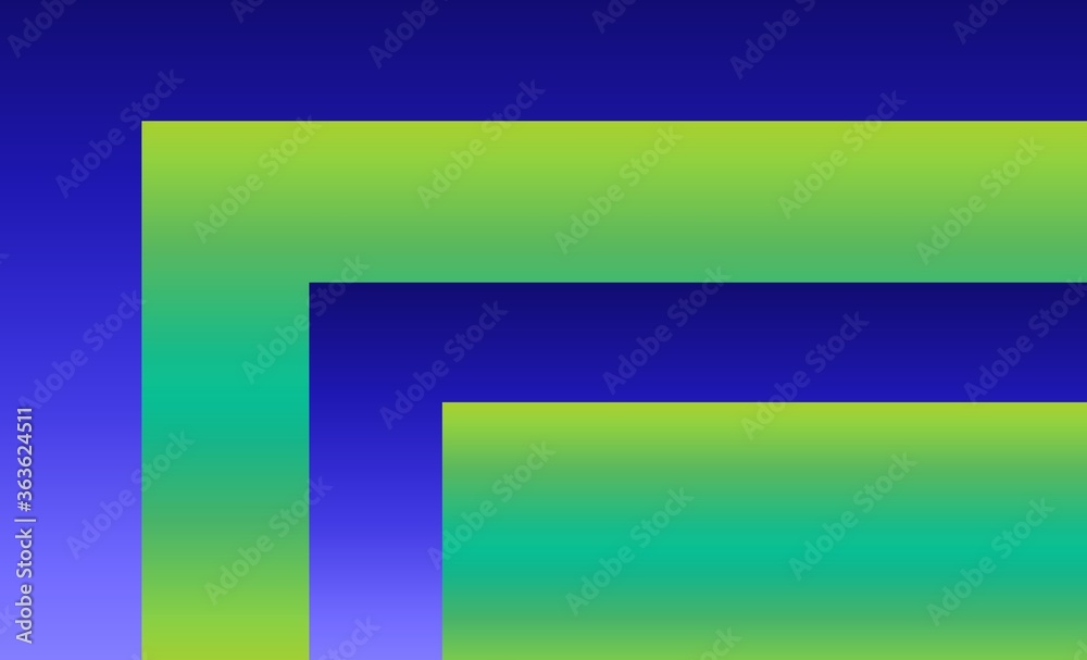 Attractive gradient blue and green gradient background with multiple size, color and frame. blue and green Abstract Empty Gradient Frame With Gradient Background. For Child-Baby Photo Frame, birthday 