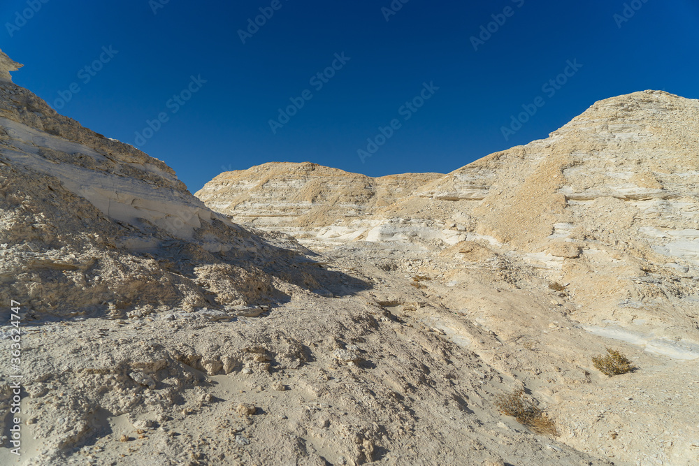 Stone desert in Israel travel attraction