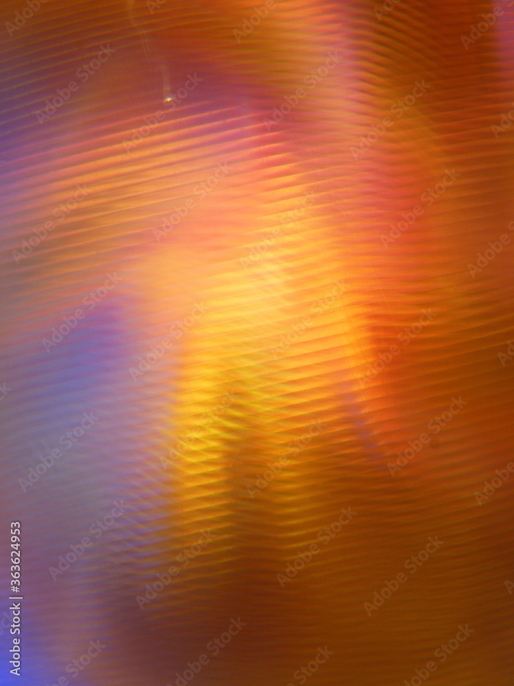 Vertical shot of staggered and refracted light layers vortex light ...