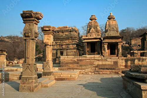 Bateshwar Hindu temples in north Madhya Pradesh, India. photo