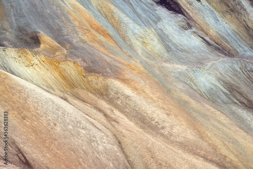 Colorful Volcanic Landscape. Abstract Texture Background