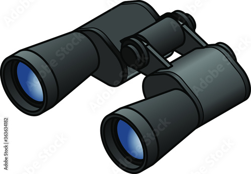 A pair of binoculars / field glasses.