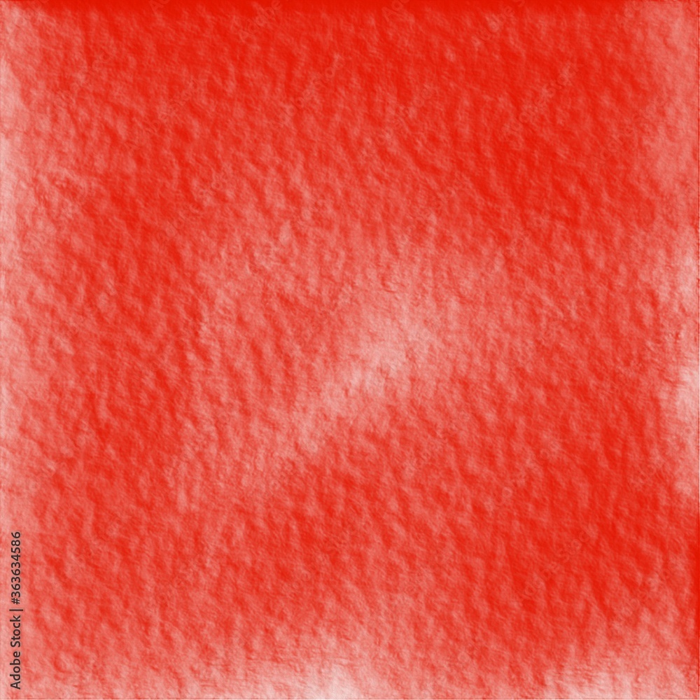 Fototapeta premium Red alcohol ink watercolor texture on white paper background. Liquid paint flow. ethereal effect