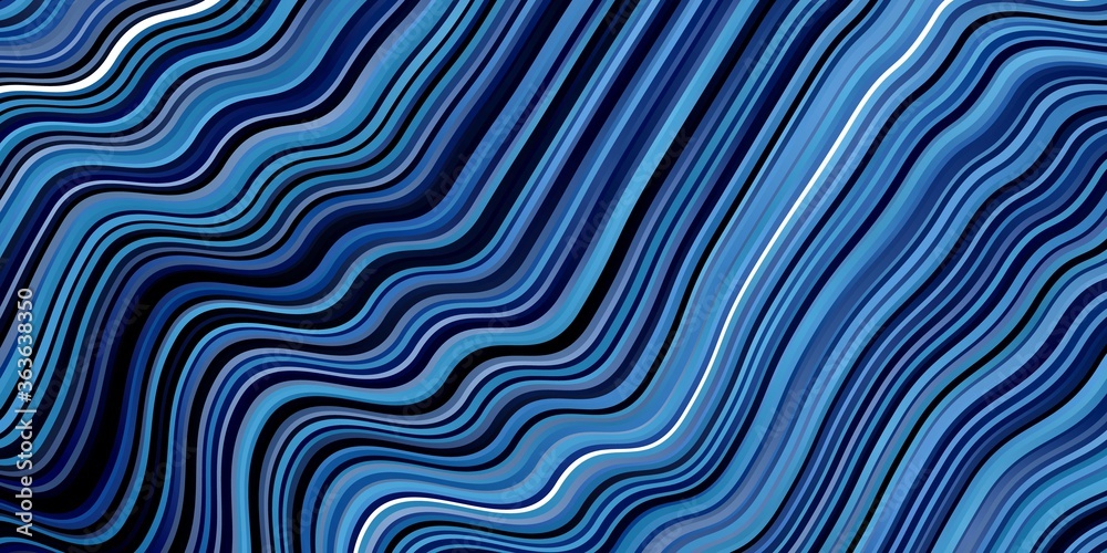 Dark BLUE vector background with wry lines. Illustration in halftone style with gradient curves. Pattern for websites, landing pages. Dark BLUE vector background with wry lines. Illustration in halftone style with gradient curves. Pattern for websites, landing pages.