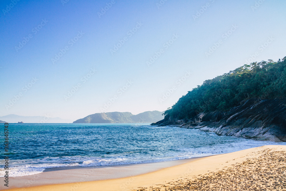 Obraz premium Tropical beach during Brazilian summer