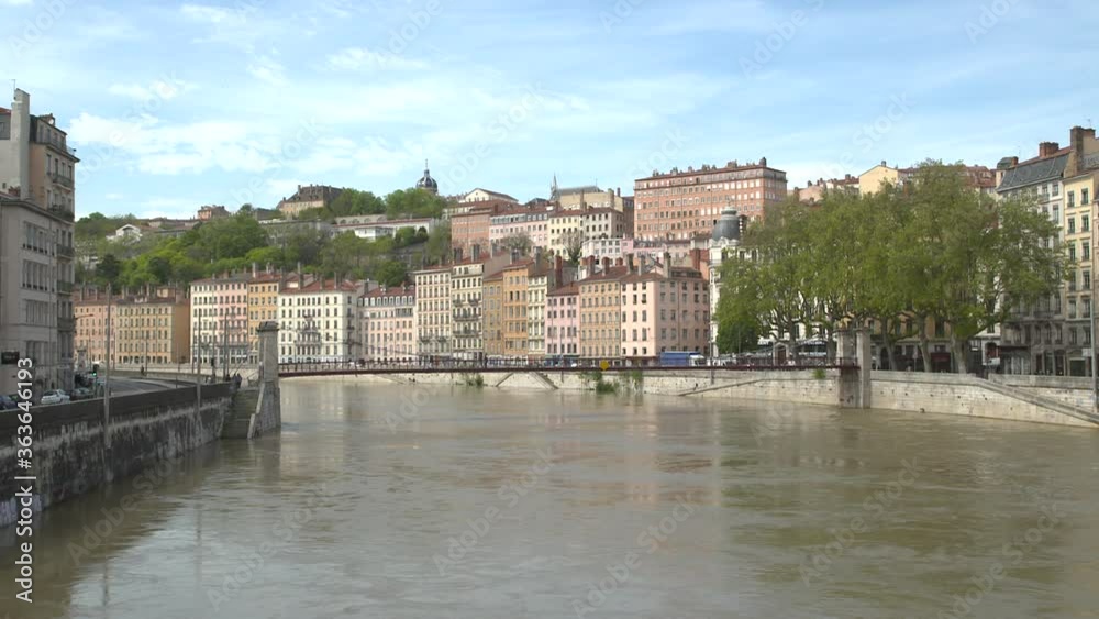 View of the city of Lyon, France View of the city of Lyon, France