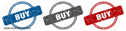 buy stamp. buy sign. buy label set