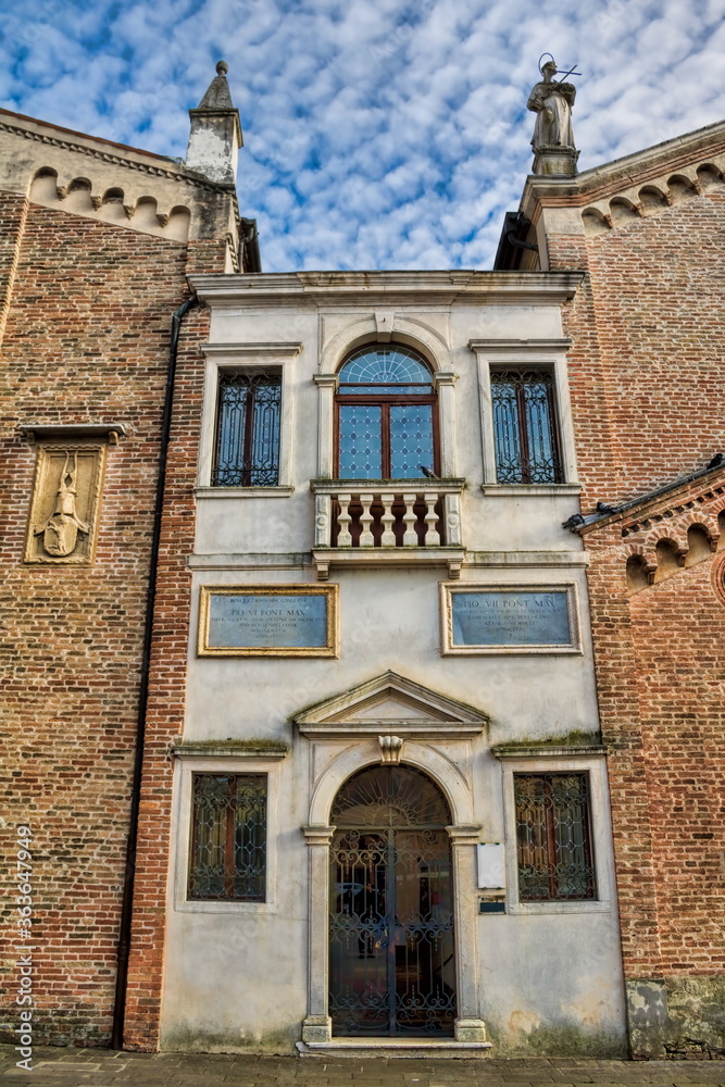Obraz premium padua, italien - kleine kapelle an der piazza del santo