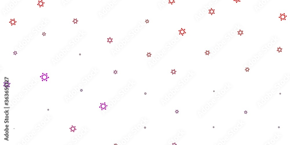 Light pink, red vector texture with disease symbols. Light pink, red vector texture with disease symbols.