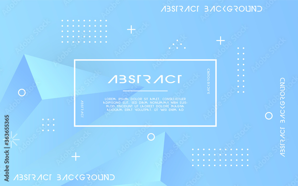 abstract 3d triangle blue background banner design,vector illustration.