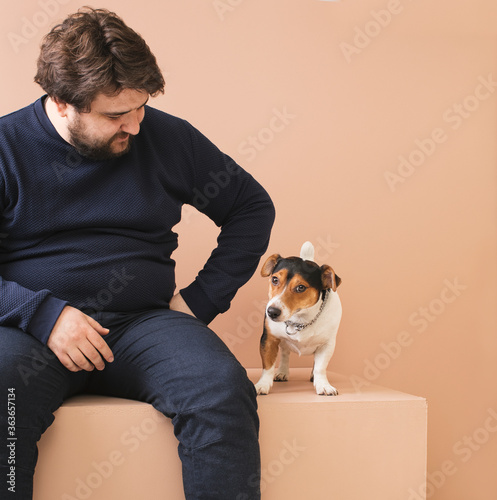 A Man and a Dog