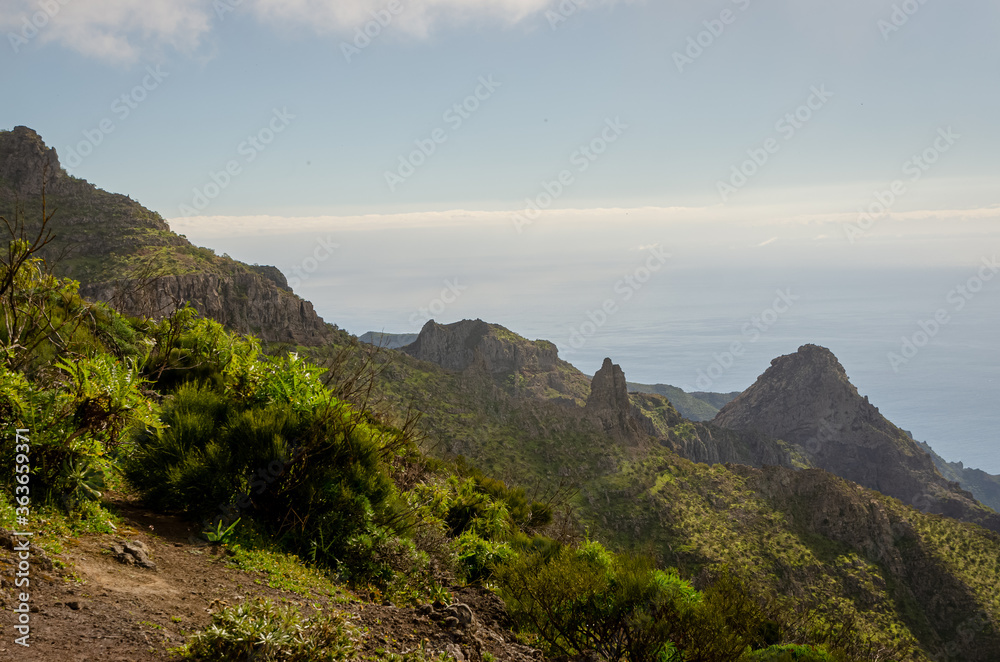 Masca in the municipality of Buenavista del Norte de Tenerife in the Canary Islands. Spain