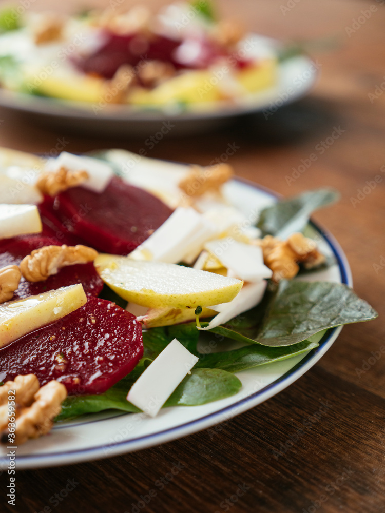 Beet and pear salad Beet and pear salad