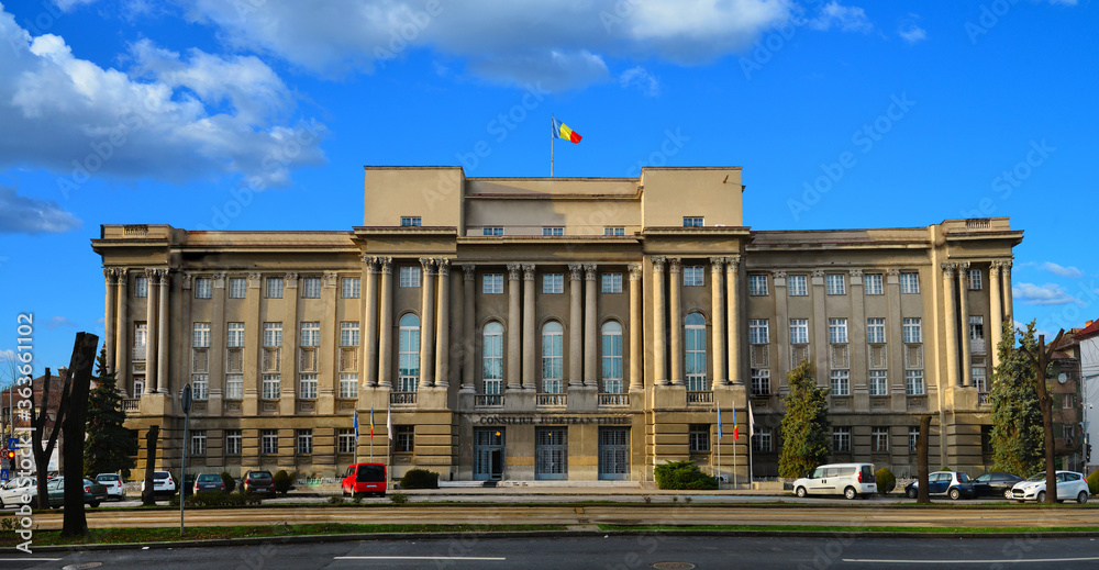 Naklejka premium timisoara city prefecture