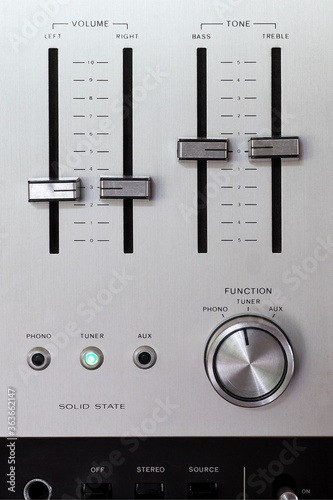 Sixties receiver detail